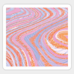 Marble Pink Art Sticker